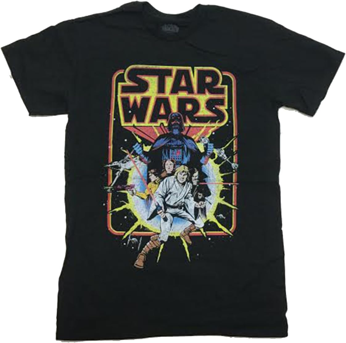 STAR WARS Men's Old School Comic Graphic