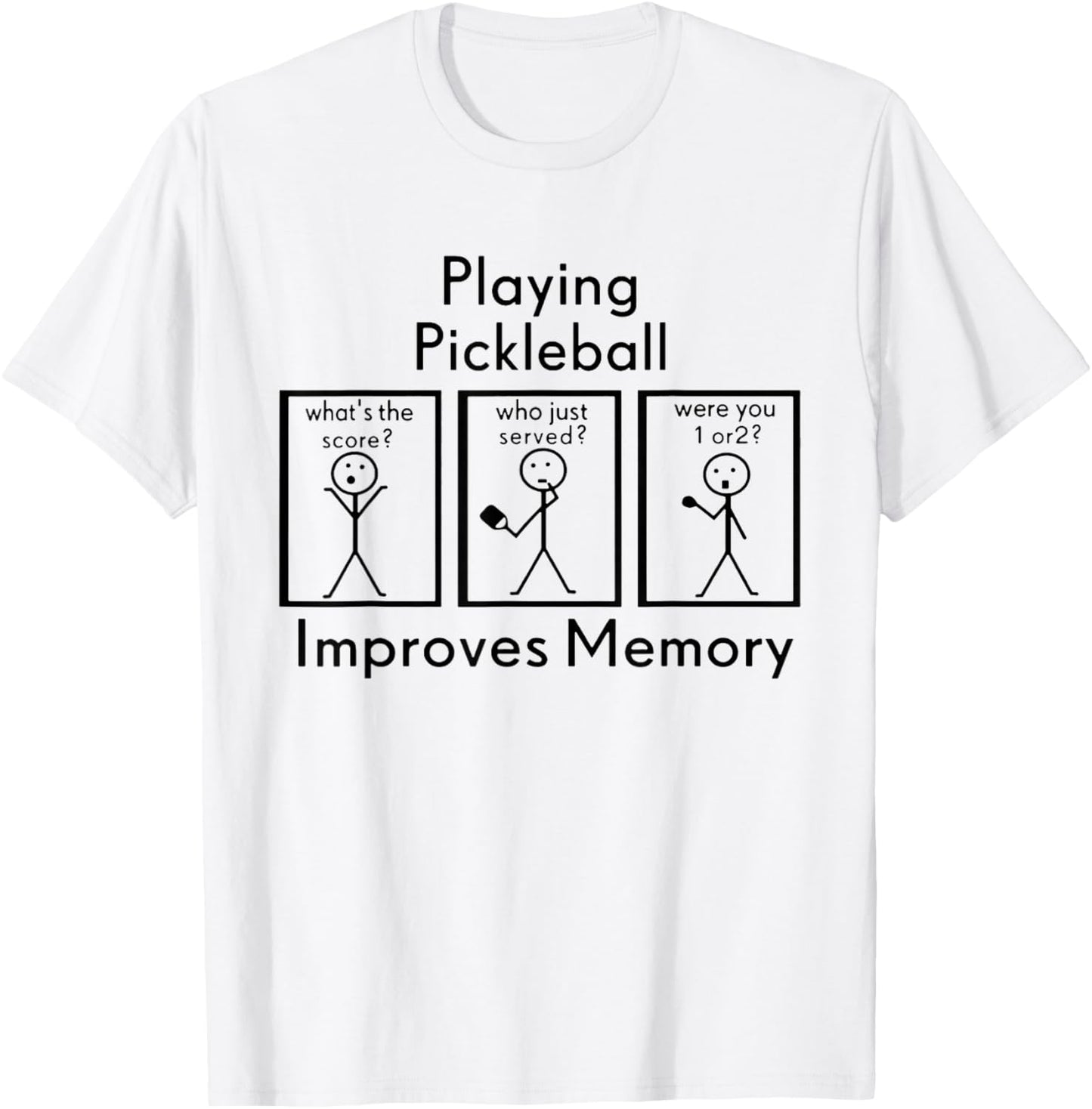 Playing Pickleball Improves Memory Funny Pickleball Player