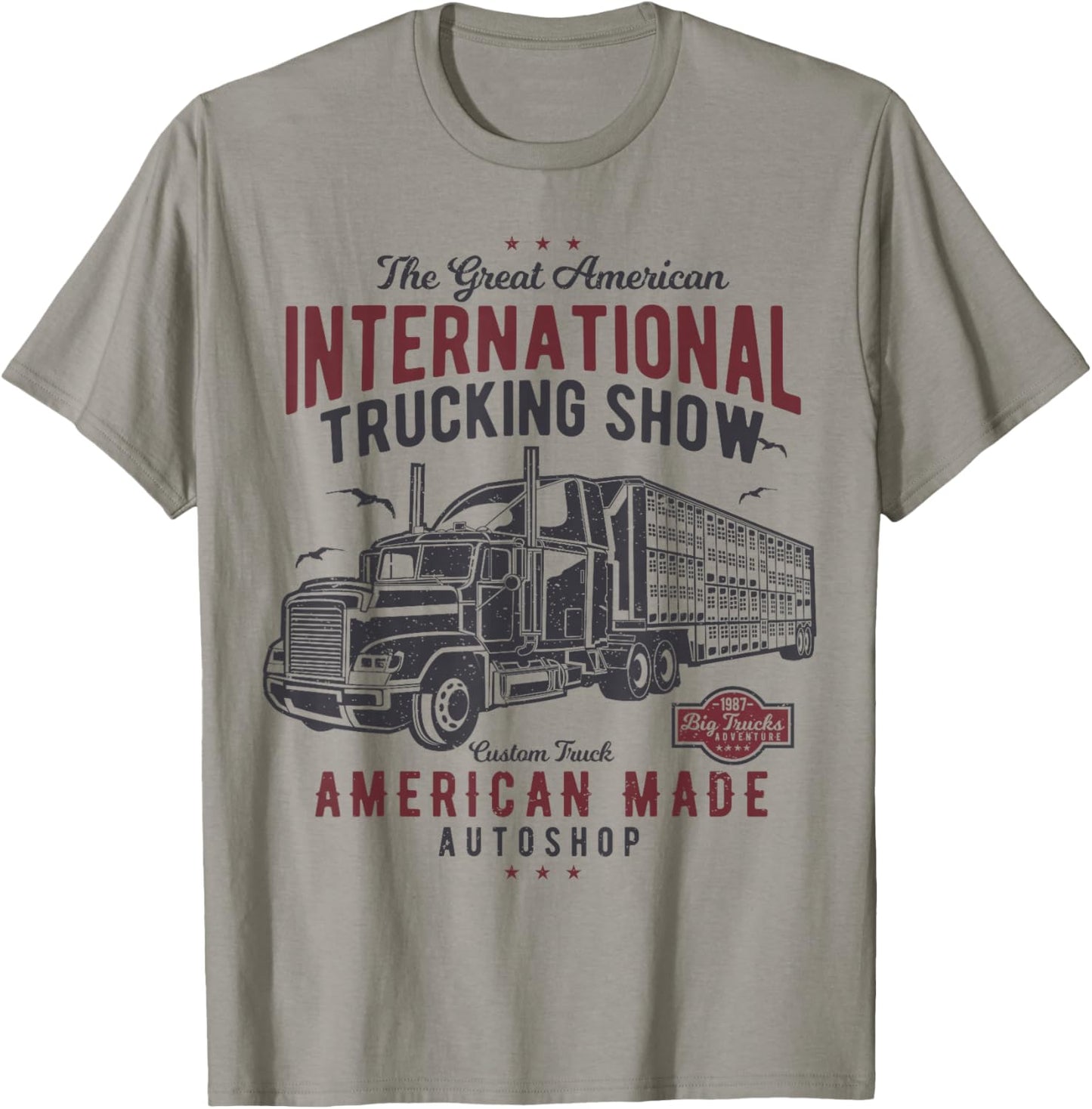 Big Truck Semi T shirt (shirt for truck driver)