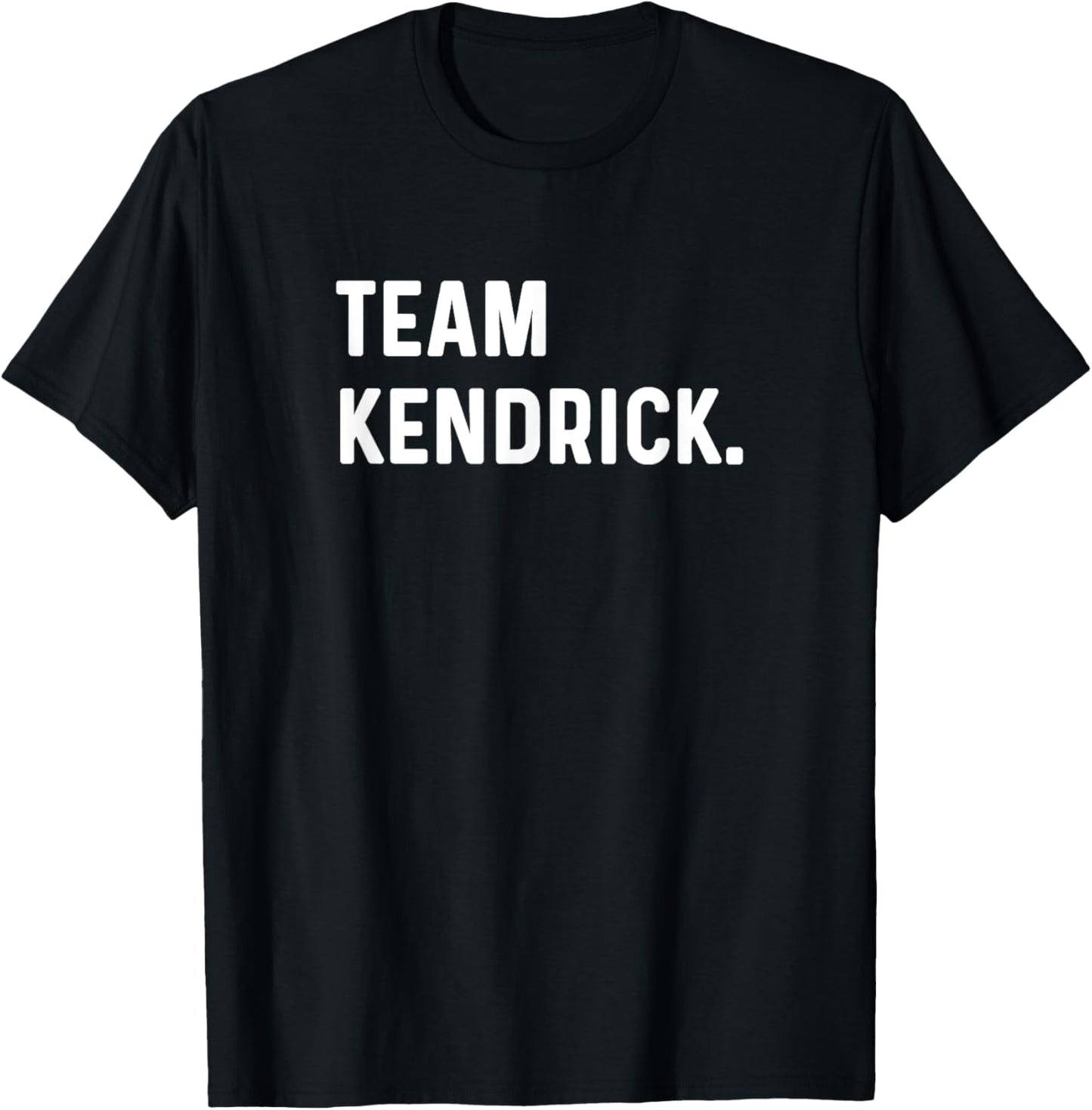 Support Your Favorite Team by MJ Kendrick Team T-Shirt Black Small Crew Collar Modern Logo