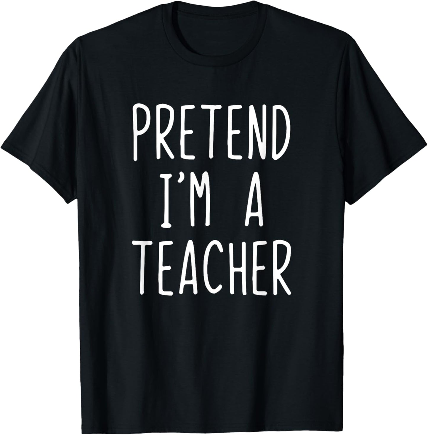 Pretend I'm A Teacher Costume Halloween Lazy Adult Kids