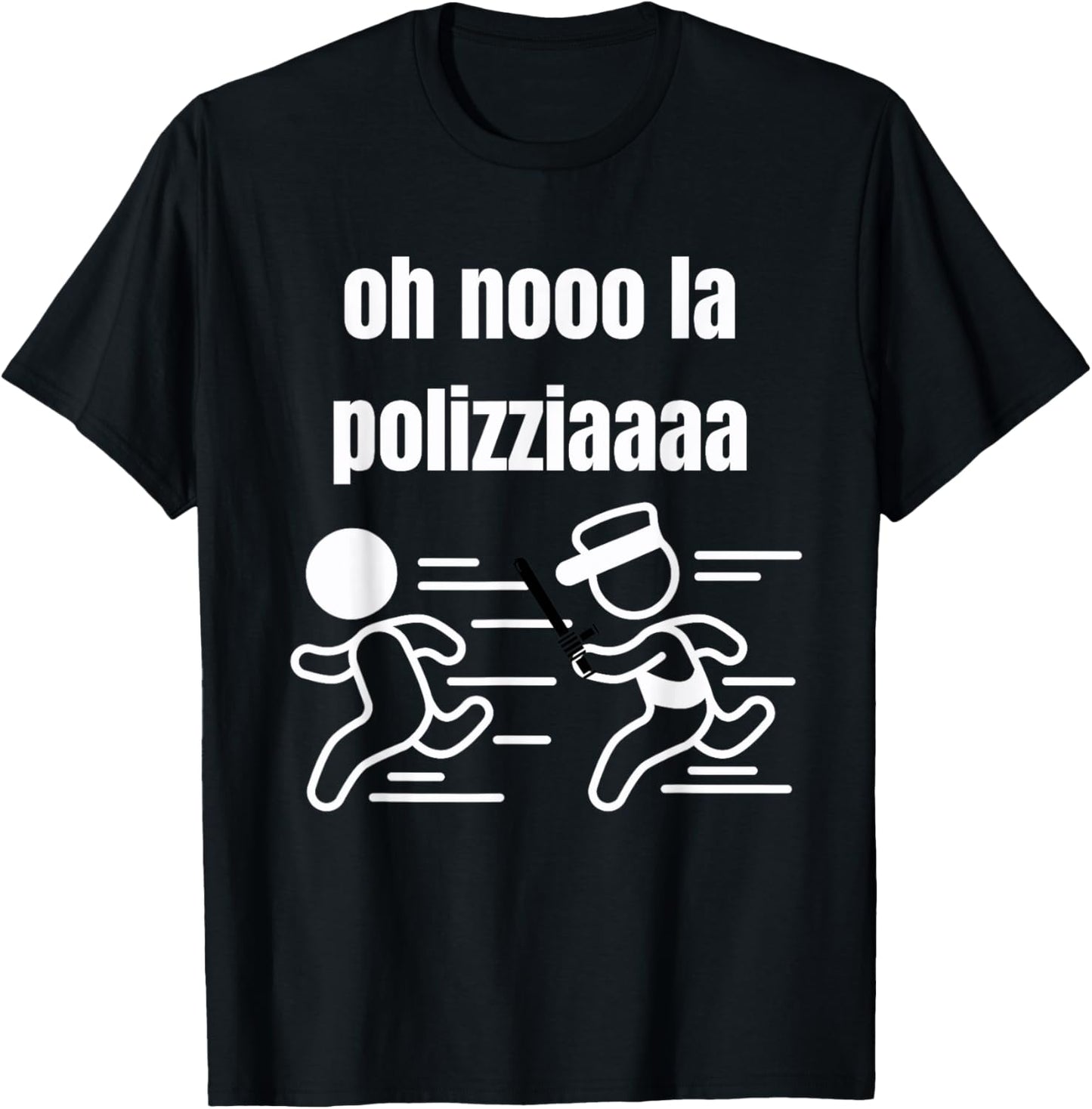 Funny Oh Nooo la poliziaaa Viral Quote Meme