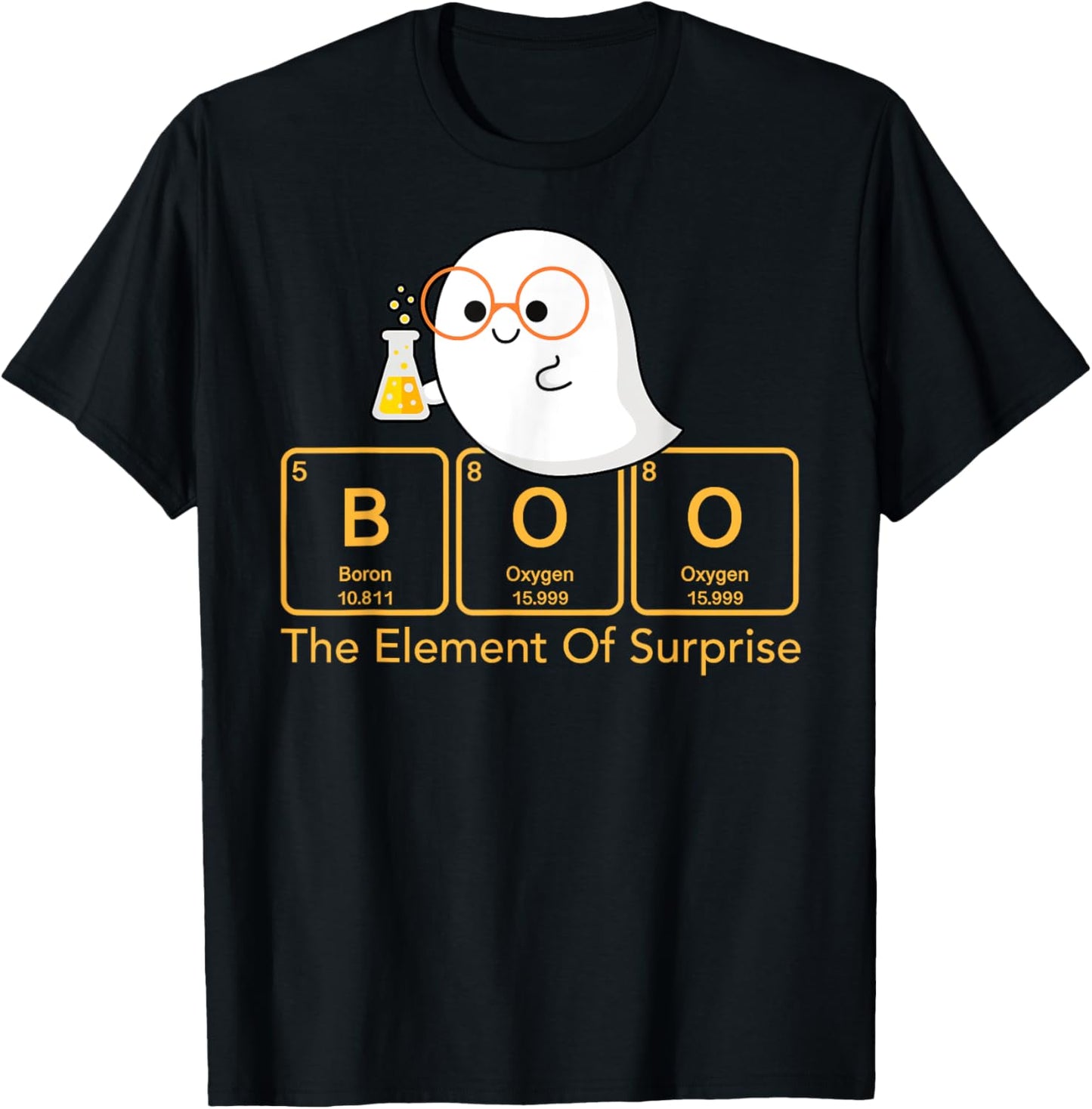 Chemistry Boo The Element Of Surprise Cute Chemist Halloween