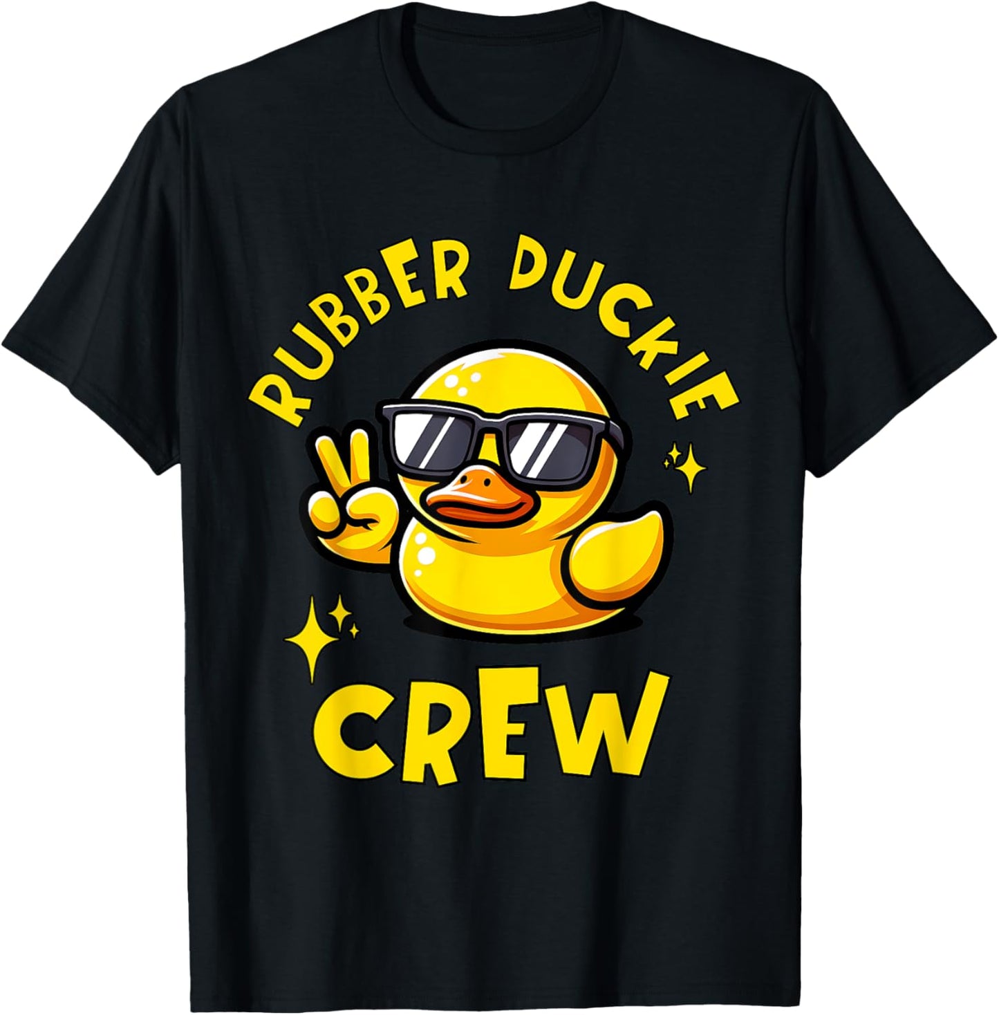 Rubber Duckie Crew Kids Family Matching Yellow Duck Funny