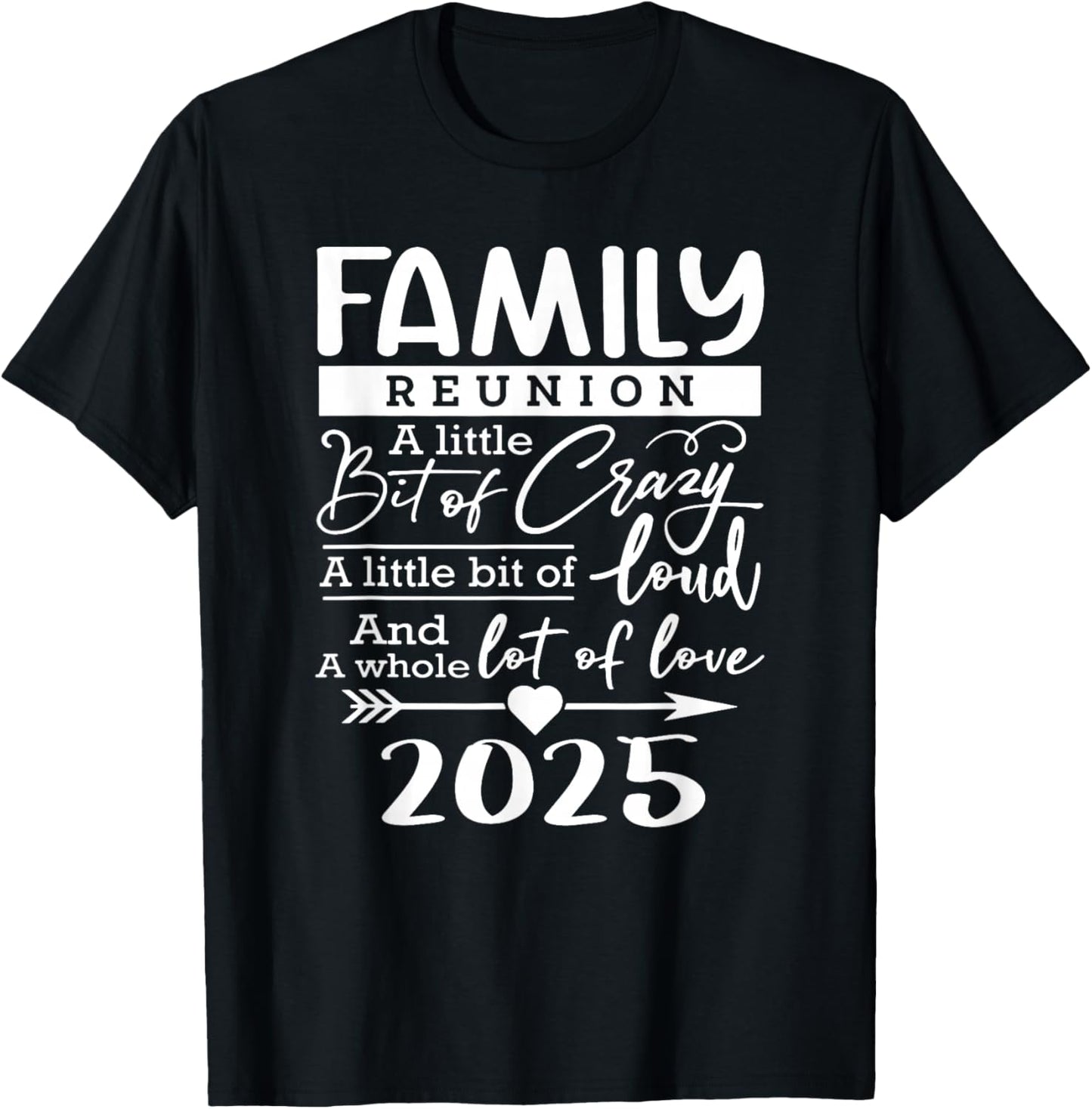 Retro 2025 Family Reunion A Little Bit Of Crazy Funny Family