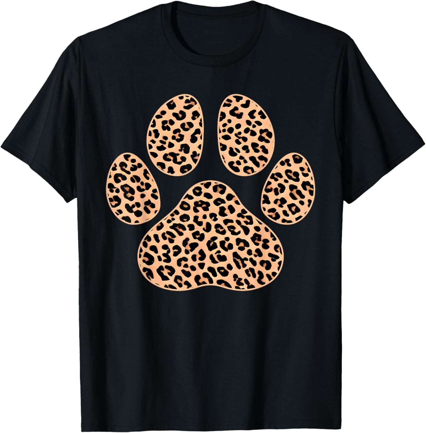 Cat Paw Print Cute Leopard Pattern Dog Lover Leopard Print Men Women Girls Kids