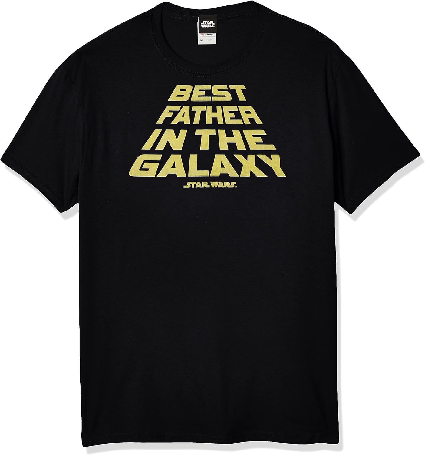 Star Wars Men's Darth Vader Space Father T Shirt Black, Large