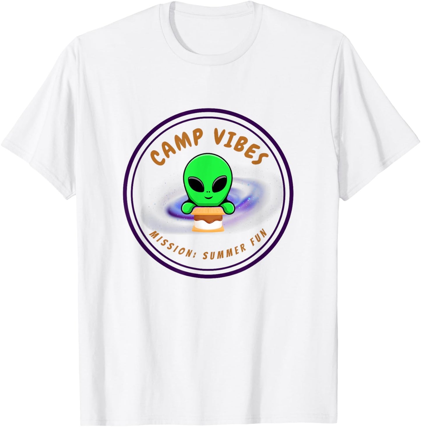 Camp Vibes Alien S\u2019mores Shirt \u2013 Summer Space Squad Tee