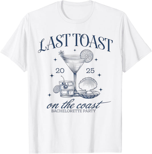 Last Toast On the Coast Est 2025 Beach Bachelorette Party