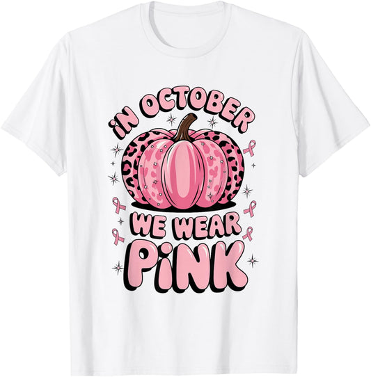 In October We Wear Pink breast cancer awareness