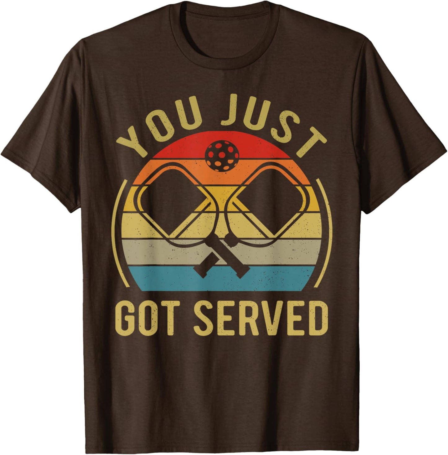 Funny Pickleball You Just Got Served Vintage Retro