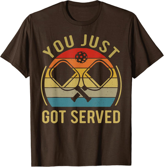Funny Pickleball You Just Got Served Vintage Retro