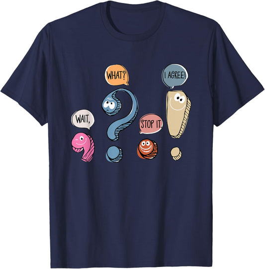 Funny Grammar Teacher Punctuation Gift For English Teacher Men Women