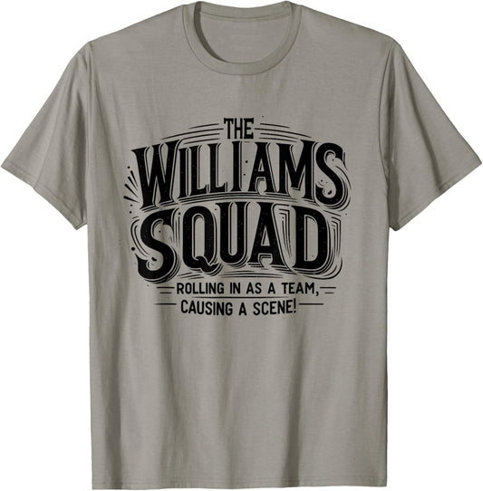 The Williams Squad Family Reunion Williams Family Matching