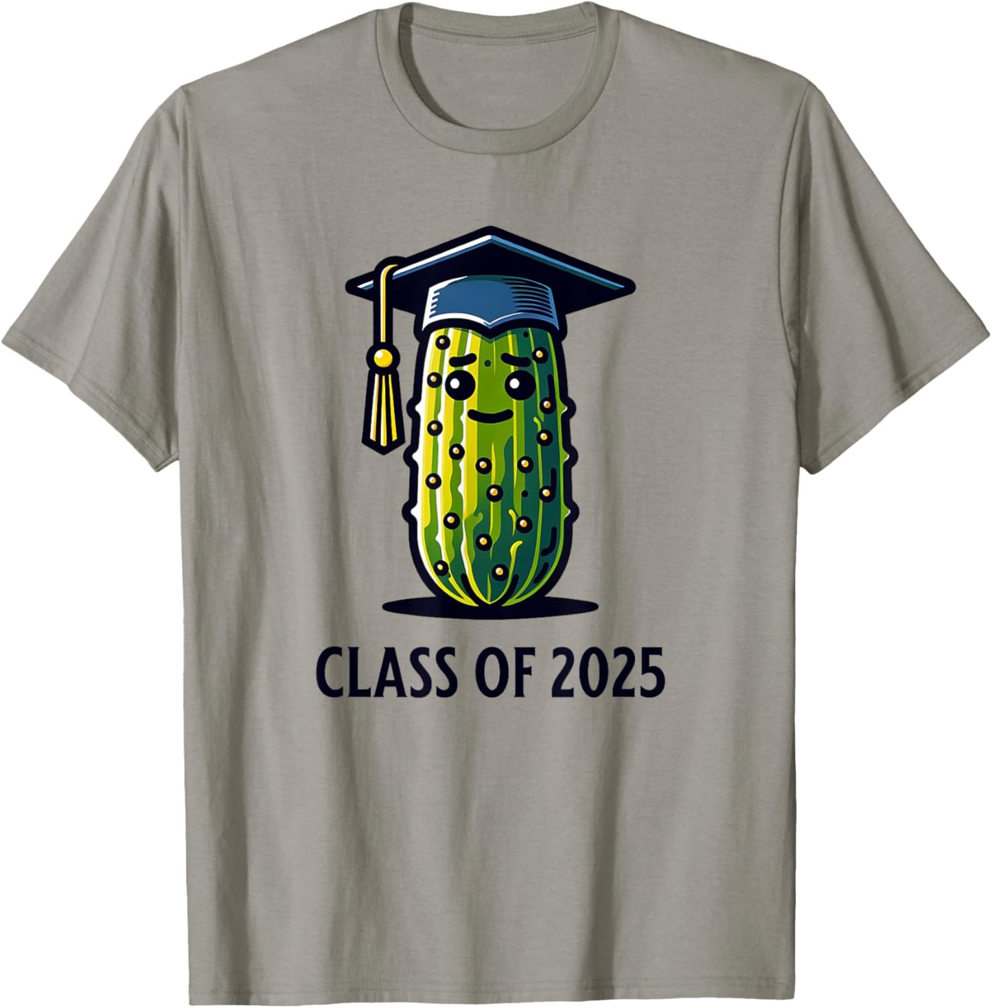 Class of 2025 Graduation Funny Pickle Trendy Retro Graduate