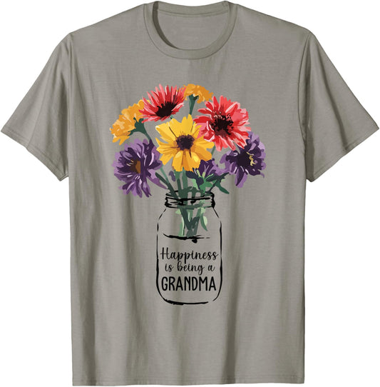 Happiness is Being Grandma Beautiful Flower Grandma Life