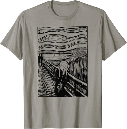 The Scream Famous Art By Munch Artist Painting vintage
