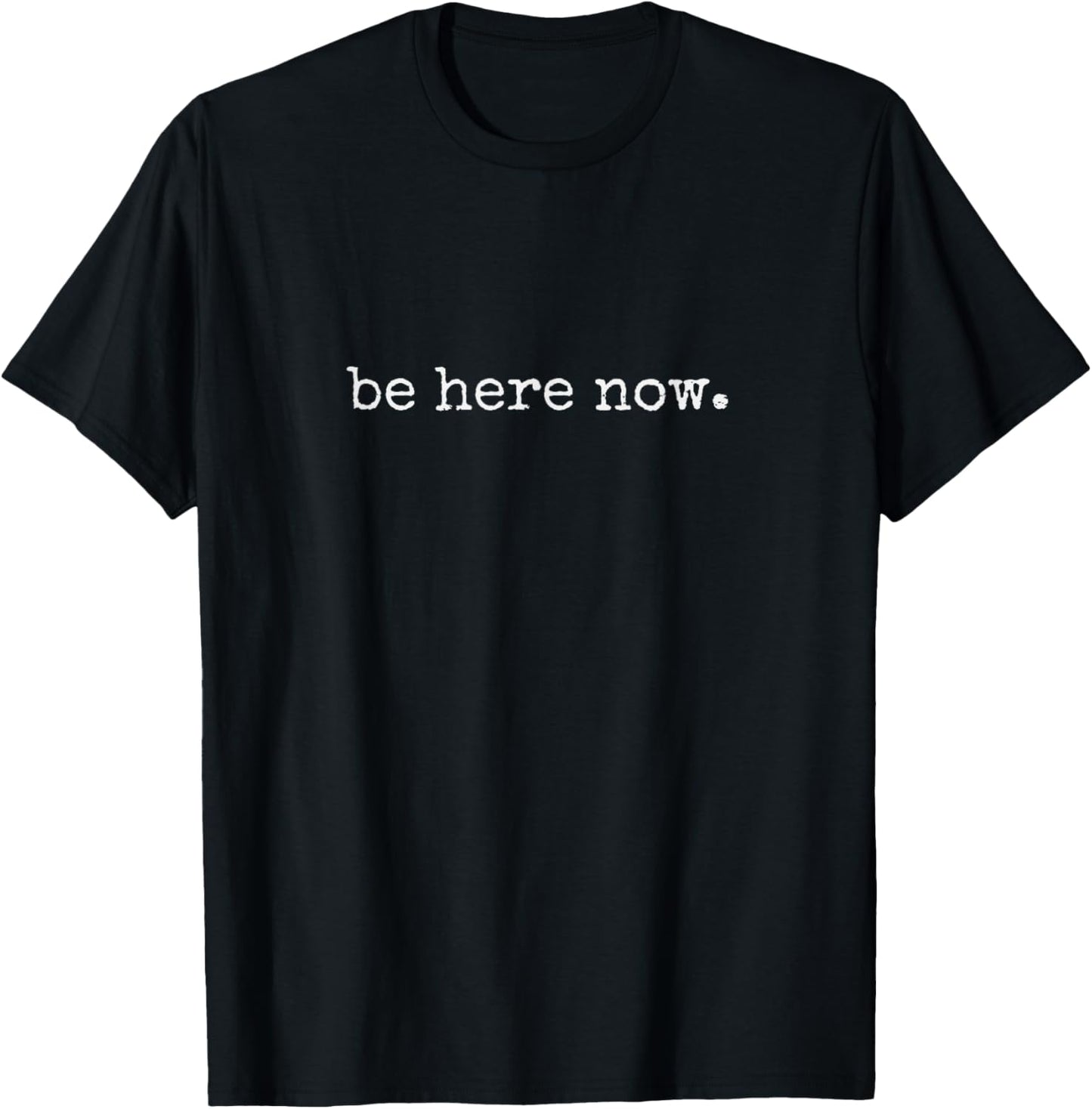 Be Here Now Inspired Motivational Quote Minimalist Graphic