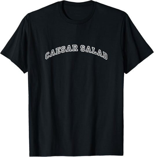 Caesar Salad Minimalist Vintage Inspired Retro Varsity Style