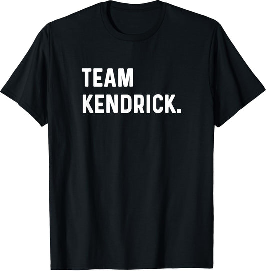 Support Your Favorite Team by MJ Kendrick Team T-Shirt Black Small Crew Collar Modern Logo