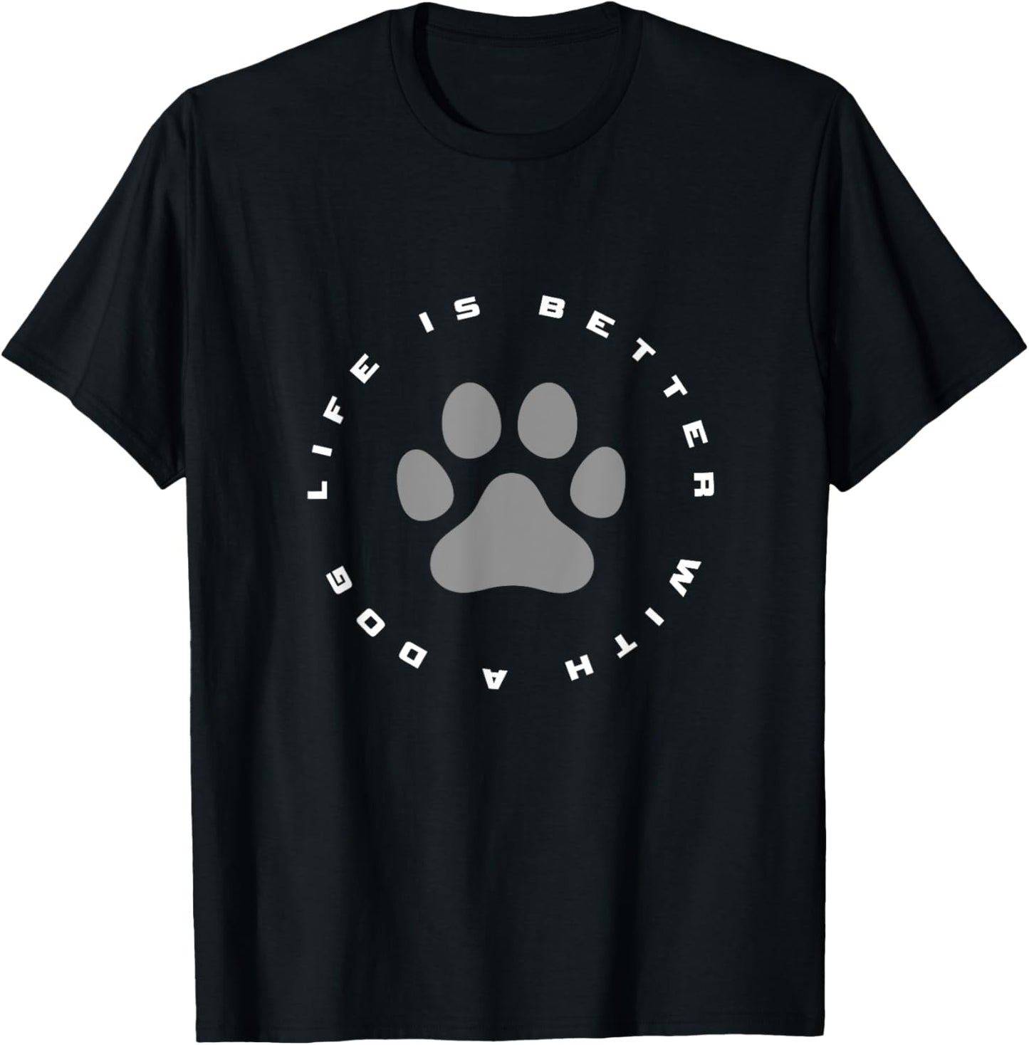 Dog Paw Print T Shirt for Men Women Girls Kids