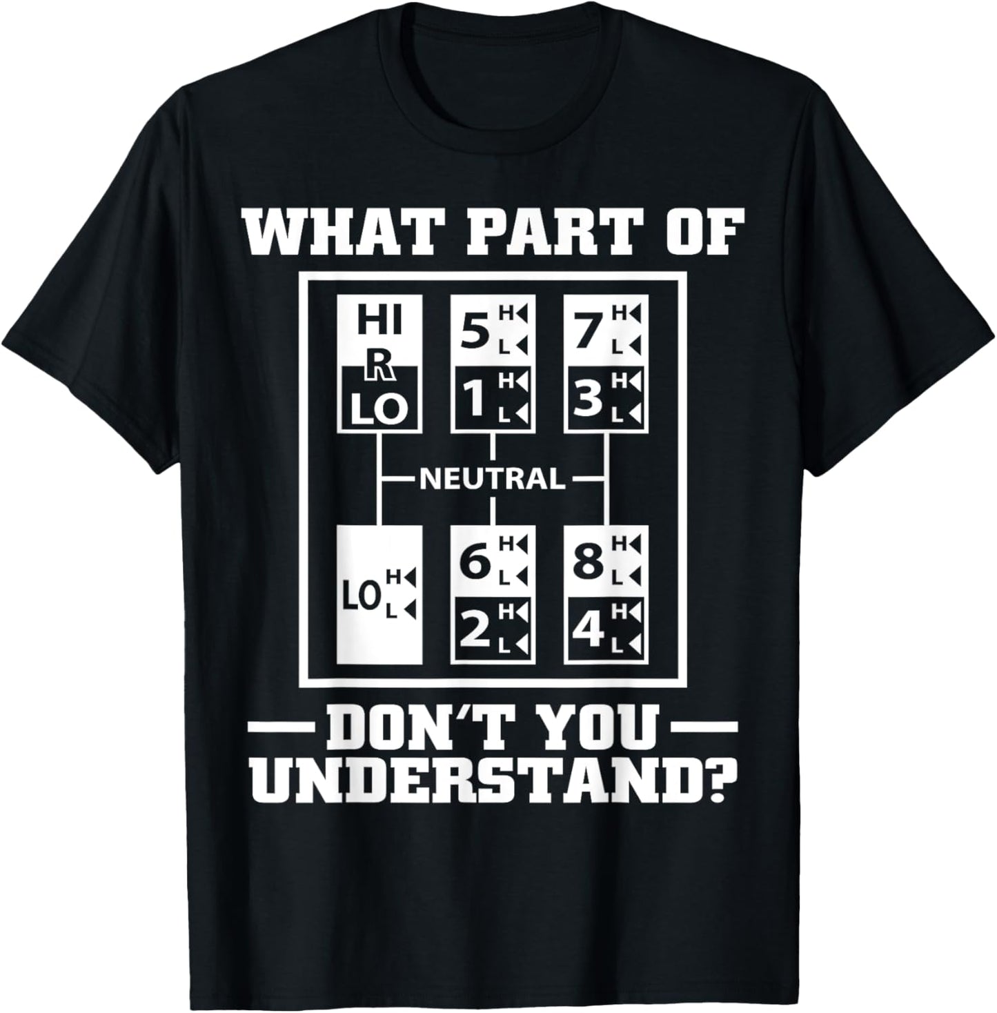 Funny Trucker Design For Men Big Rig Trucker Truck Driver