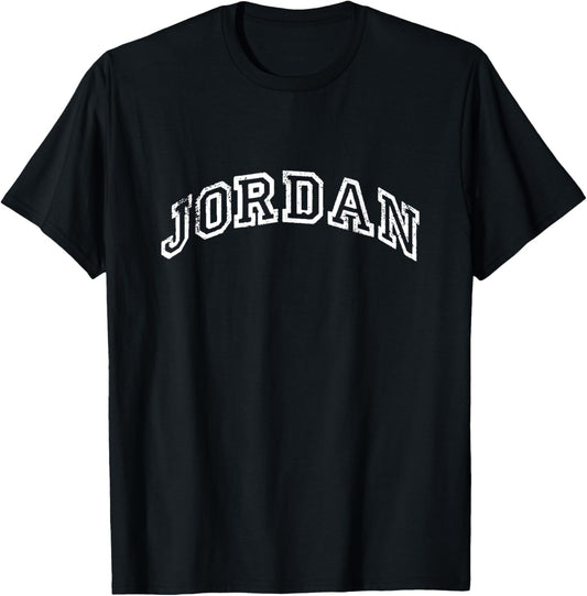 Jordan Minimalist Vintage Inspired Retro Varsity Style