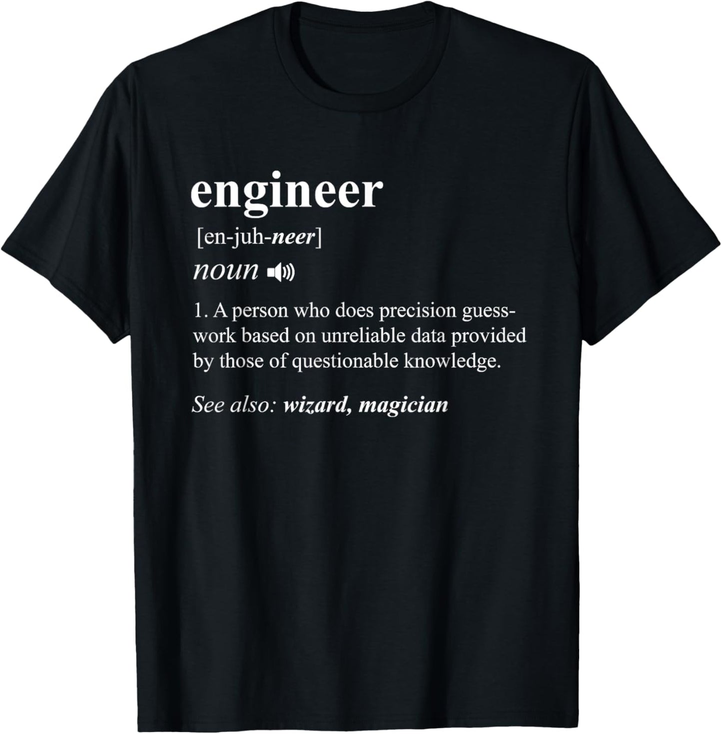 Engineer Definition Funny Engineering Mechanical Civil Gift