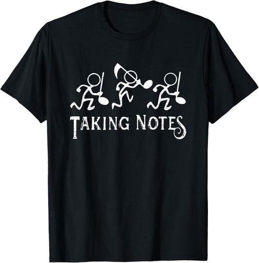 Vintage Musical Taking Notes Music Lovers Teachers Funny