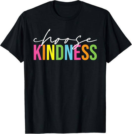 Choose Kindness Letter Print Women Men Be Kind Inspirational