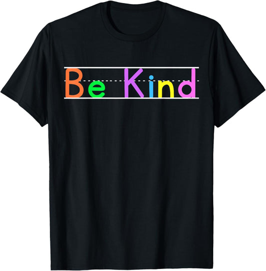 Colorful Be Kind Primary Style Boys Girls Teachers