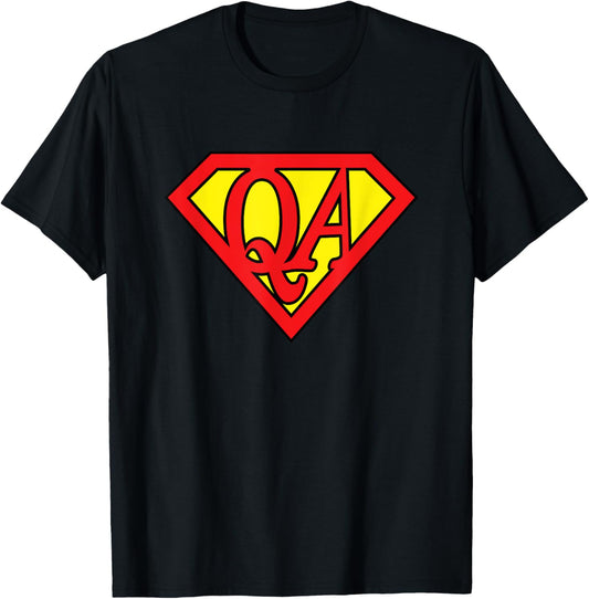 QA Tester Super Hero, Software Engineer Gift Tee Shirt