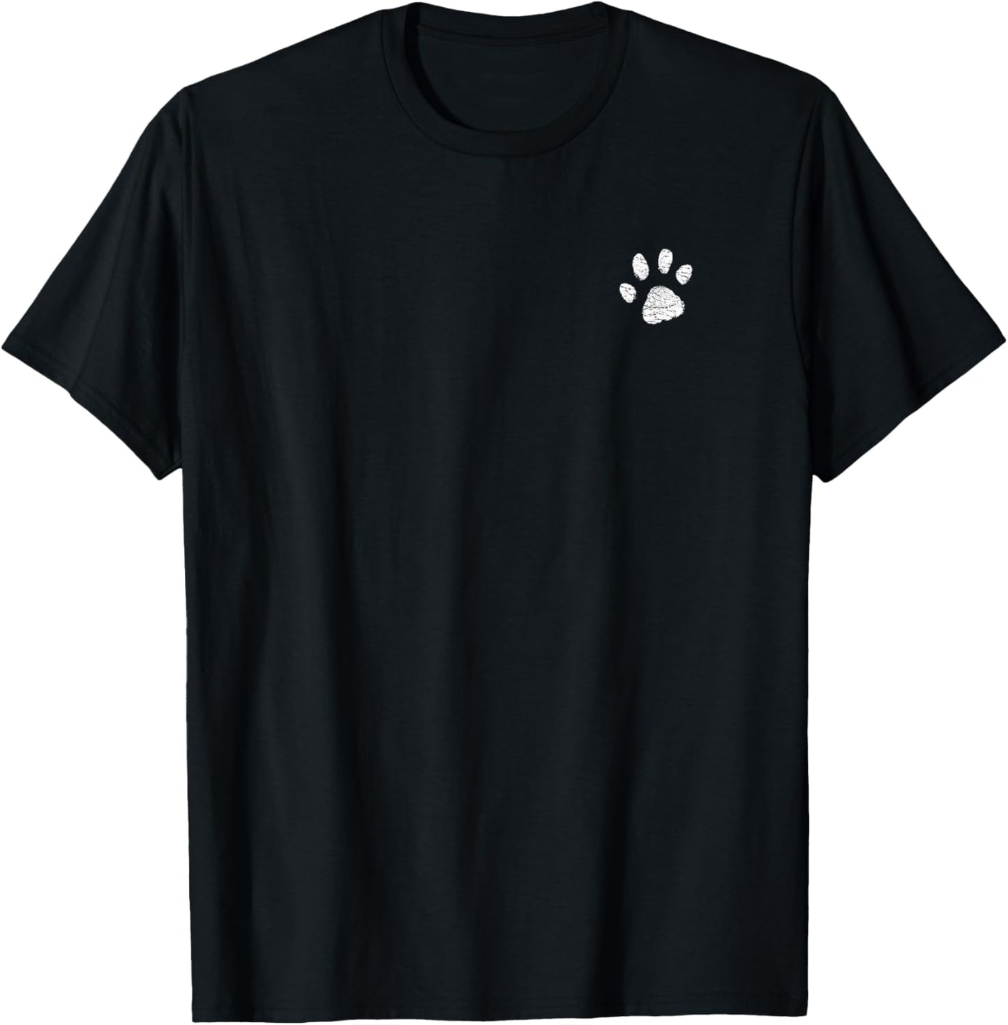 Dog Mom T Shirt | Left Chest Paw Print Women Men Dog Lover