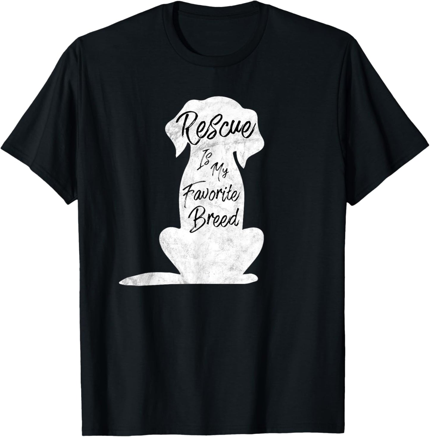 Rescue Dog, Rescue Is My Favorite Breed Shirt