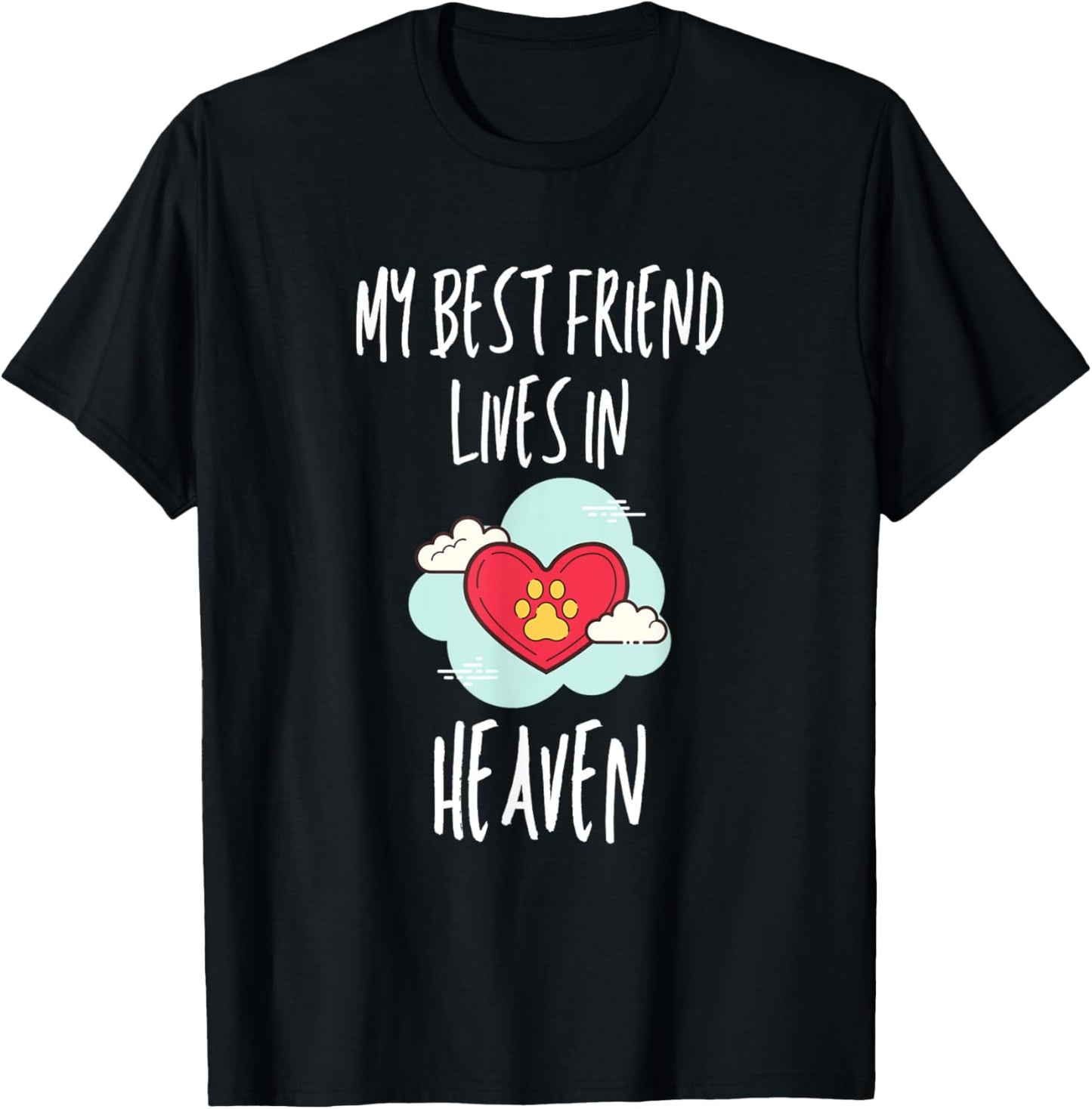 My Best Friend Lives In Heaven Dog Or Cat Memorial Gift