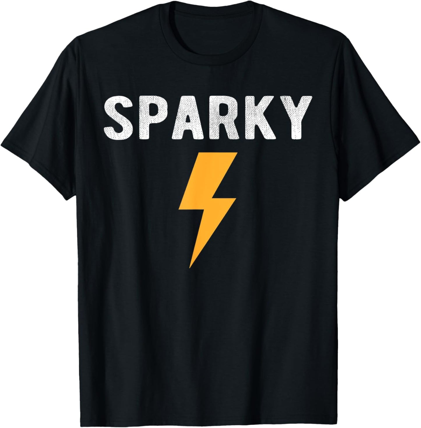 Electrician Gift Funny Sparky Nickname Lightning Bolt Tee
