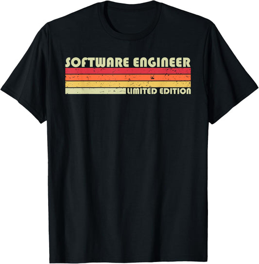 SOFTWARE ENGINEER Funny Job Title Profession Birthday Worker