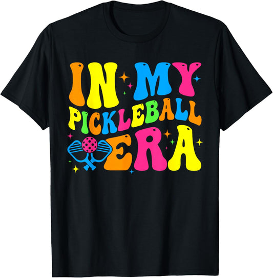 Retro Groovy In My Pickleball Era Funny Pickleball Player