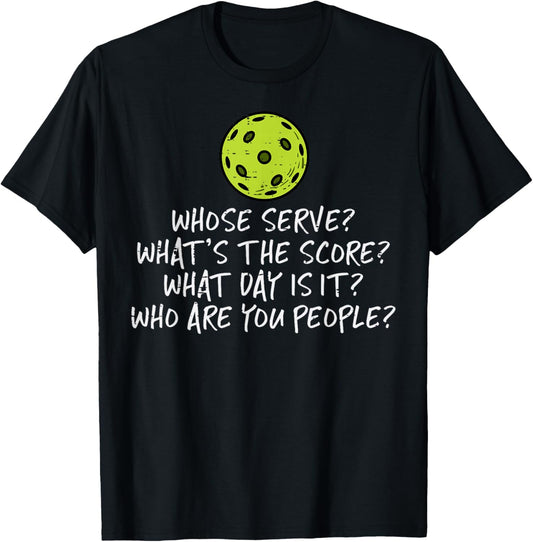 Pickleball Whose Serve Whats Score Pickle Ball Women Men Kid