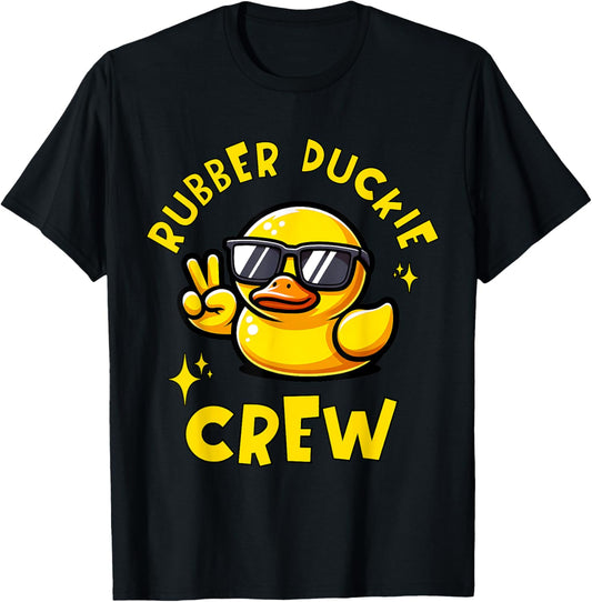 Rubber Duckie Crew Kids Family Matching Yellow Duck Funny