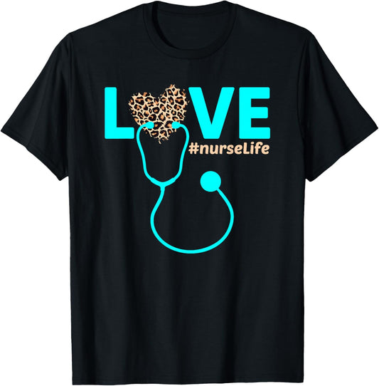 Nurse Life RN LPN CNA Healthcare Leopard Nurse Week 2023