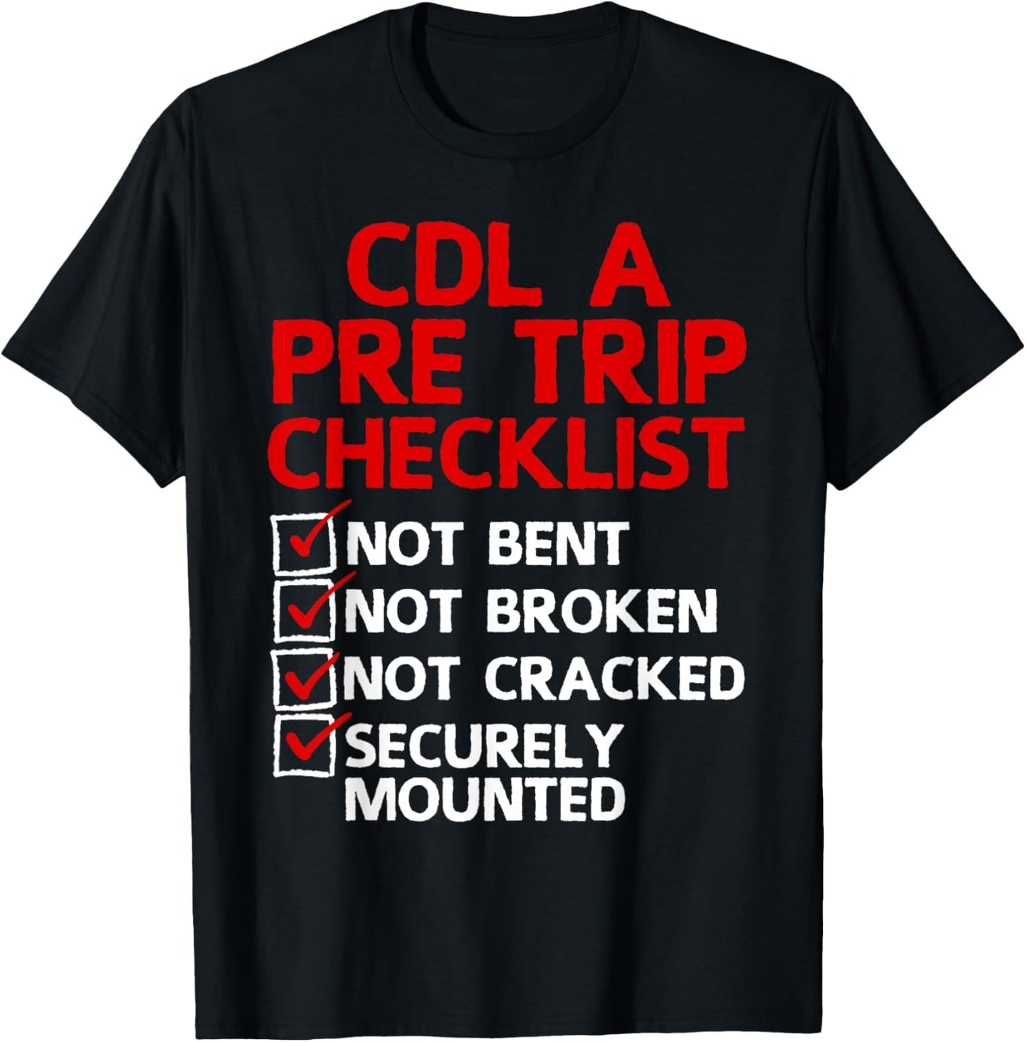 Cool CDL Trucker Art For Men Women Trucking CDL Truck Driver