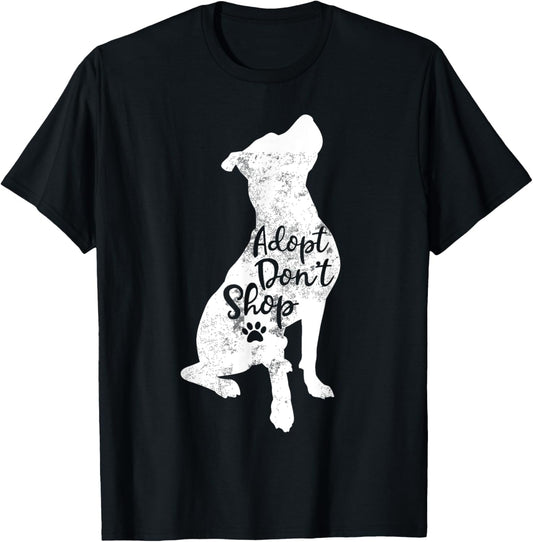 Adopt Don't Shop Rescue Pitbull Dog Breed Pit Bull Mom T Shirt for Men Women Kids