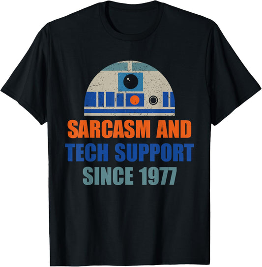 Sarcasm And Tech Support Since 1977 Funny Design