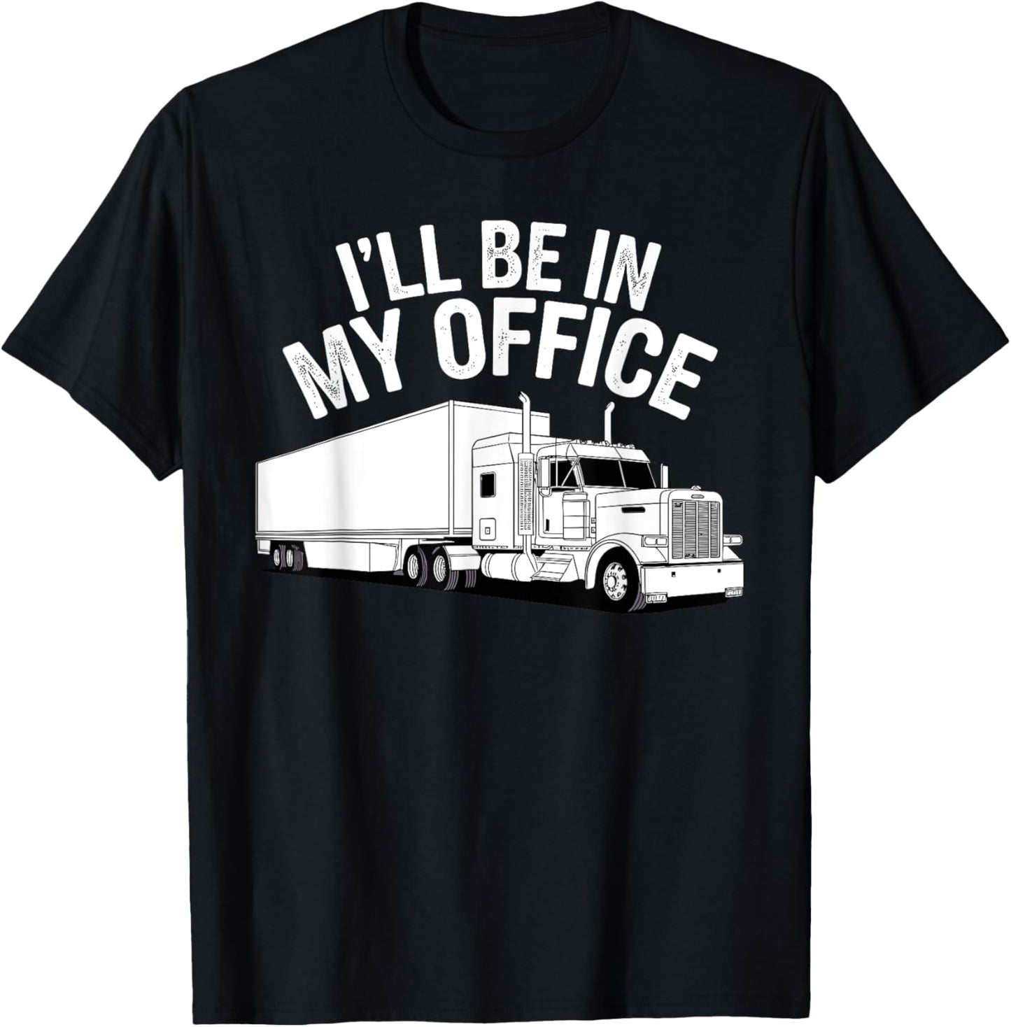 Funny Trucker Art for Men Women Kids Trucking Truck Driver
