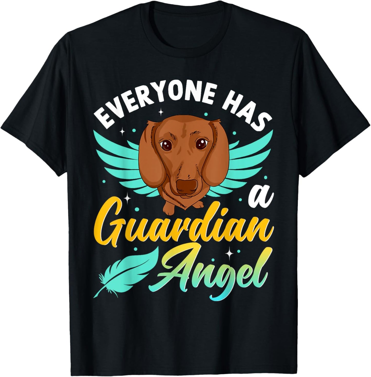 Dachshund Dog Memorial Sympathy Pet Loss Guardian Angel