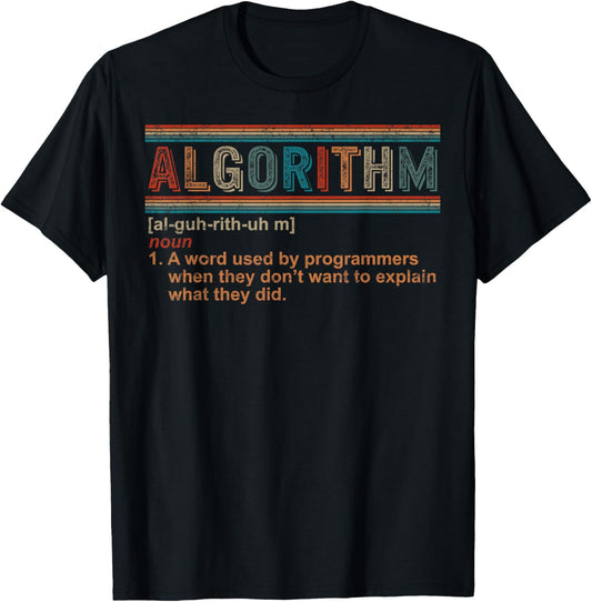 Algorithm Definition Programmer Software Engineer Geek Gift
