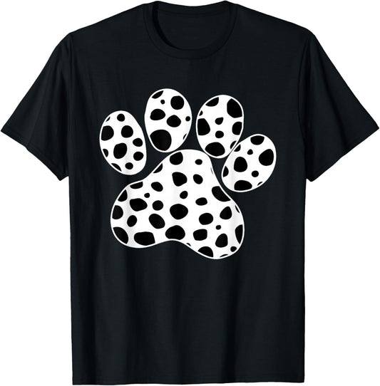 Dog Paw Dalmatian Print for Dog Lover   Dog Paw Print