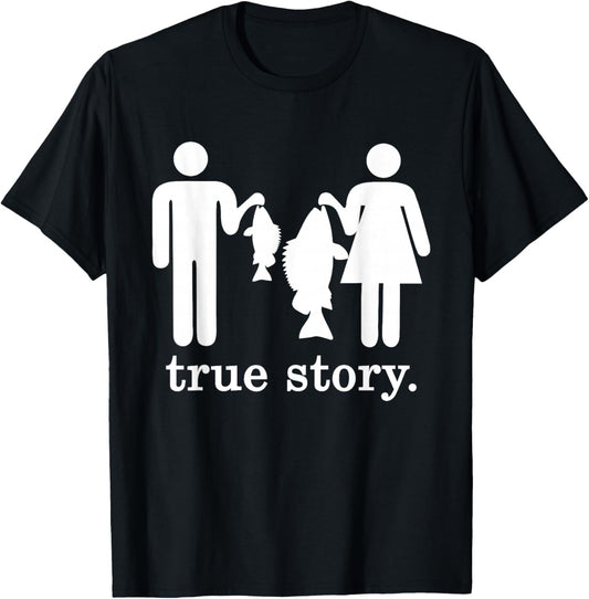 Small Fish Big Fish Woman Men   True Story Fishing Girl Boy