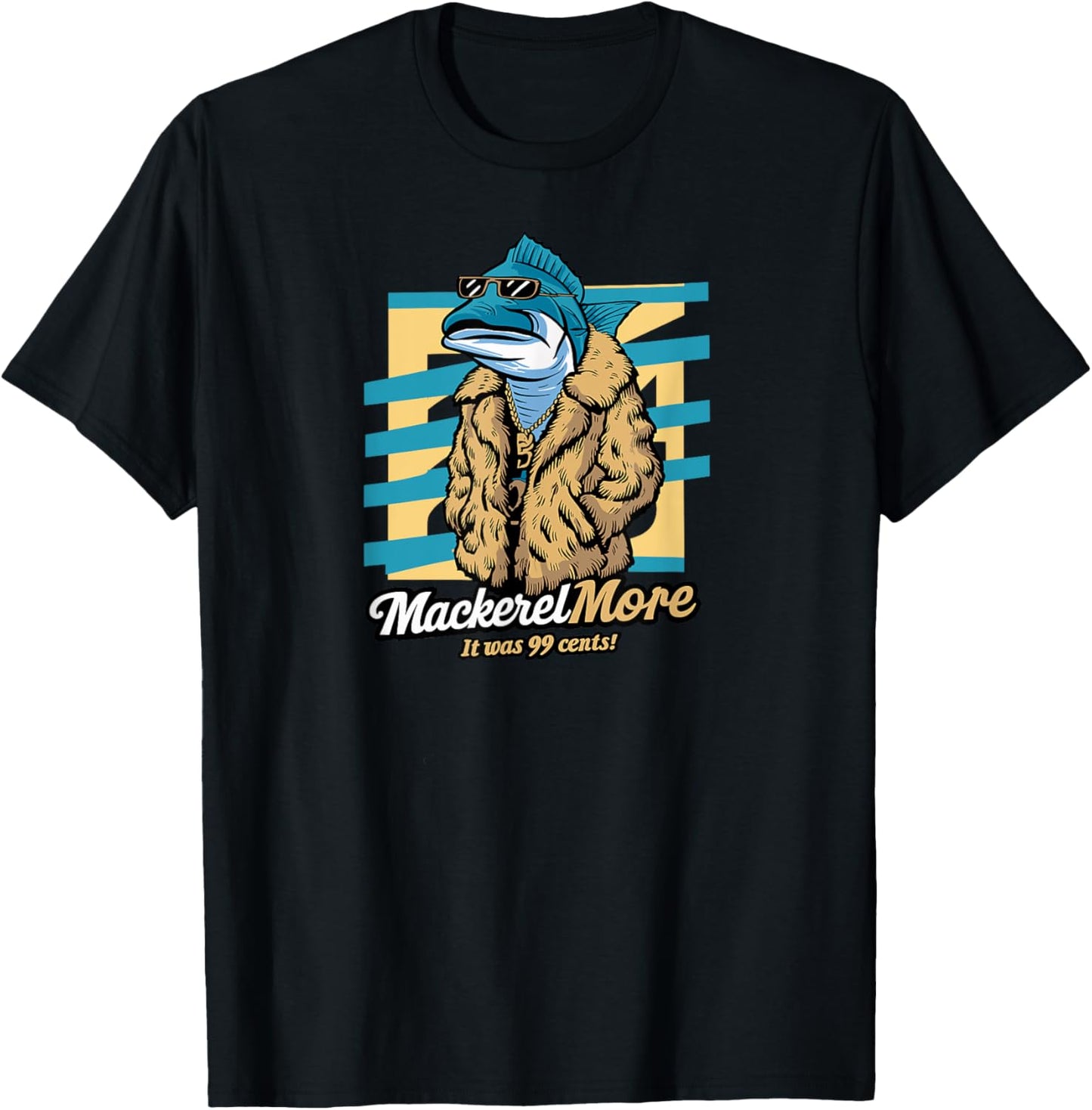 Vintage Hip Hop Fish Tee \u2013 MackerelMore Retro Fish rapper